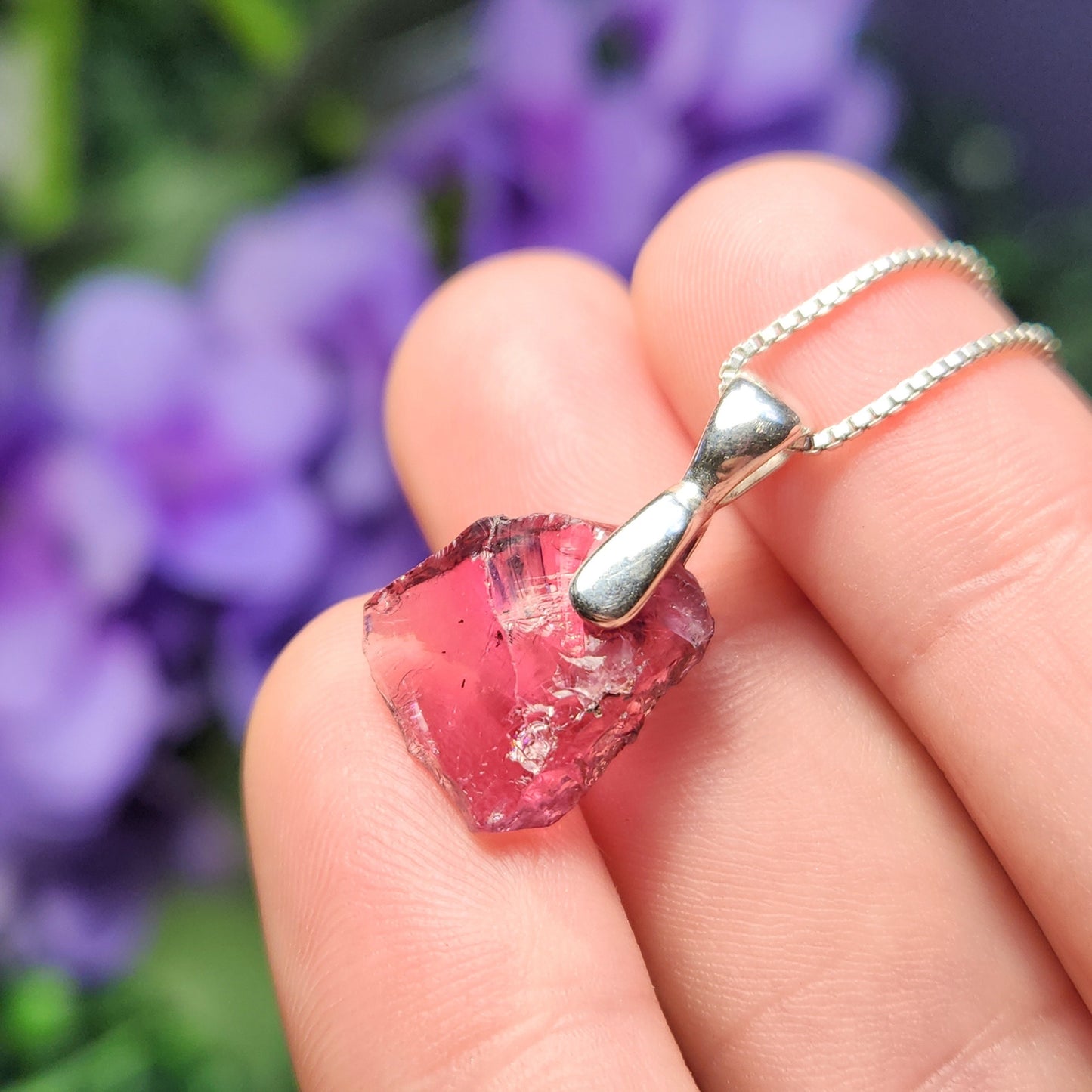 Raspberry Garnet Pendant