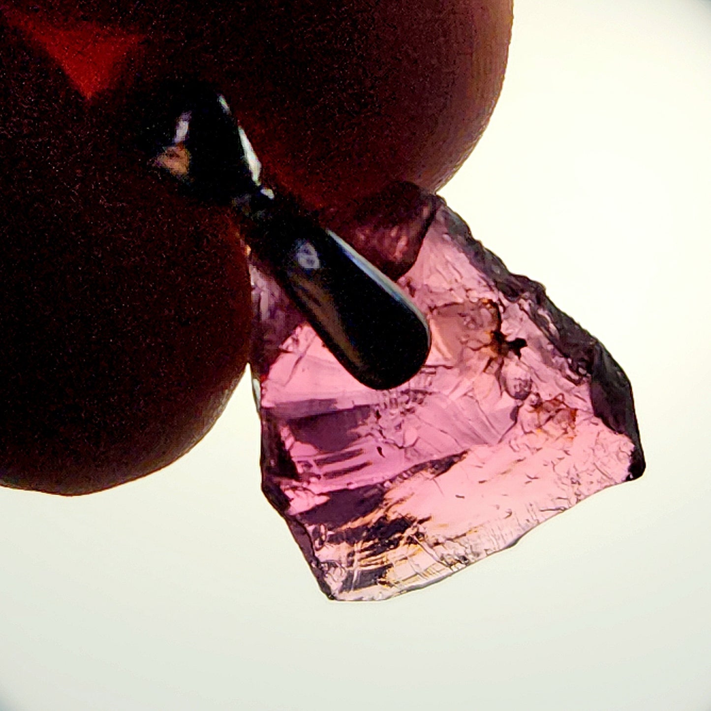 Raspberry Garnet Pendant