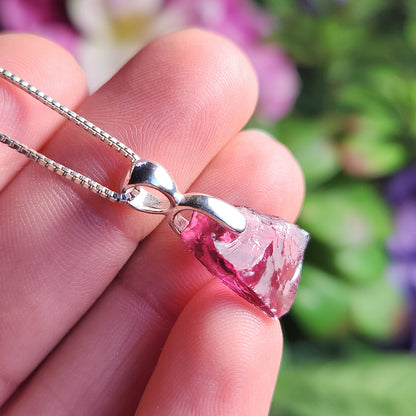 Raspberry Garnet Pendant