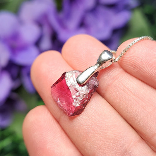 Raspberry Garnet Pendant