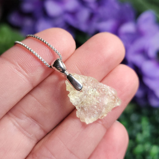 Hyalite Opal Pendant