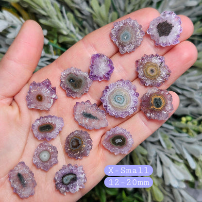 Amethyst Stalactite Slice