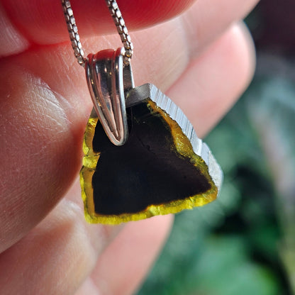 Bi Color Tourmaline Pendant