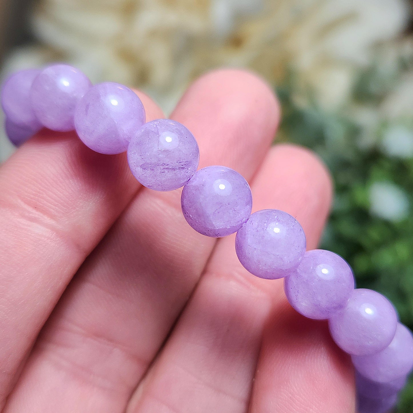 Purple Jade Bracelet