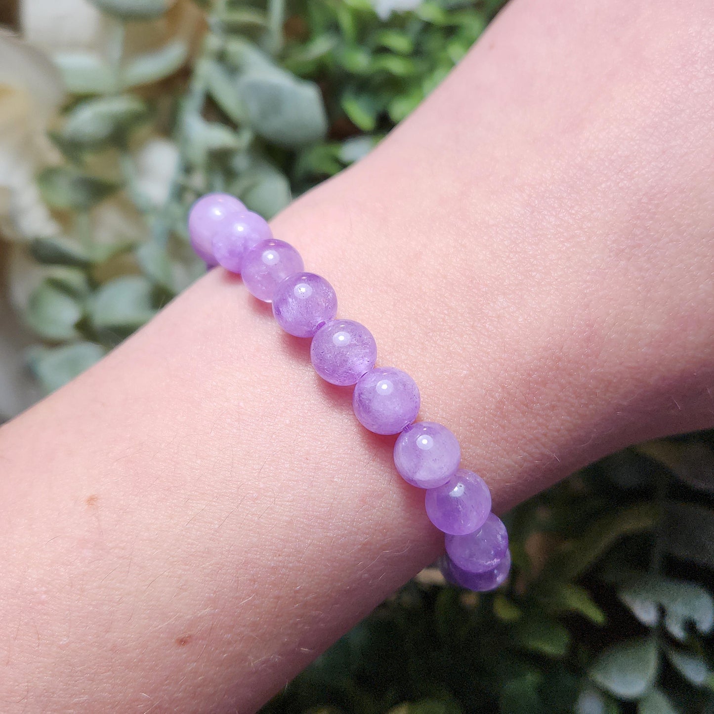 Purple Jade Bracelet