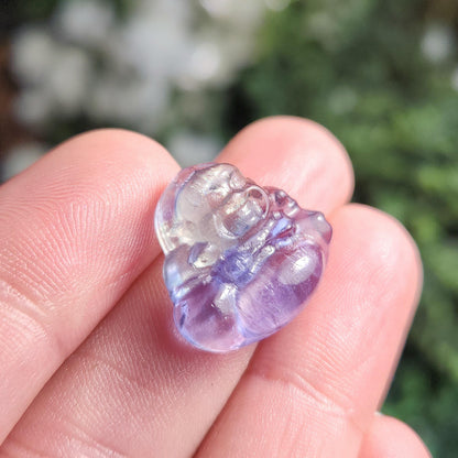 Fluorite Buddha Carving