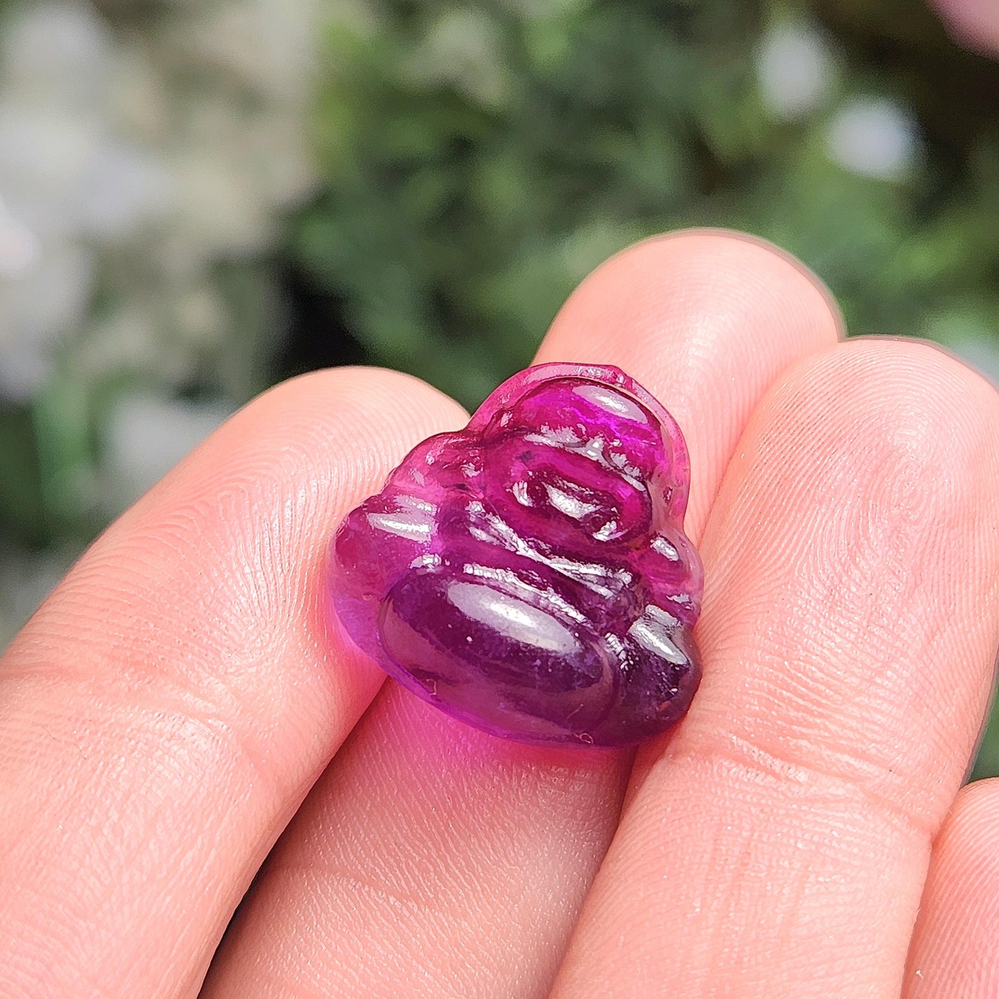 Fluorite Buddha Carving