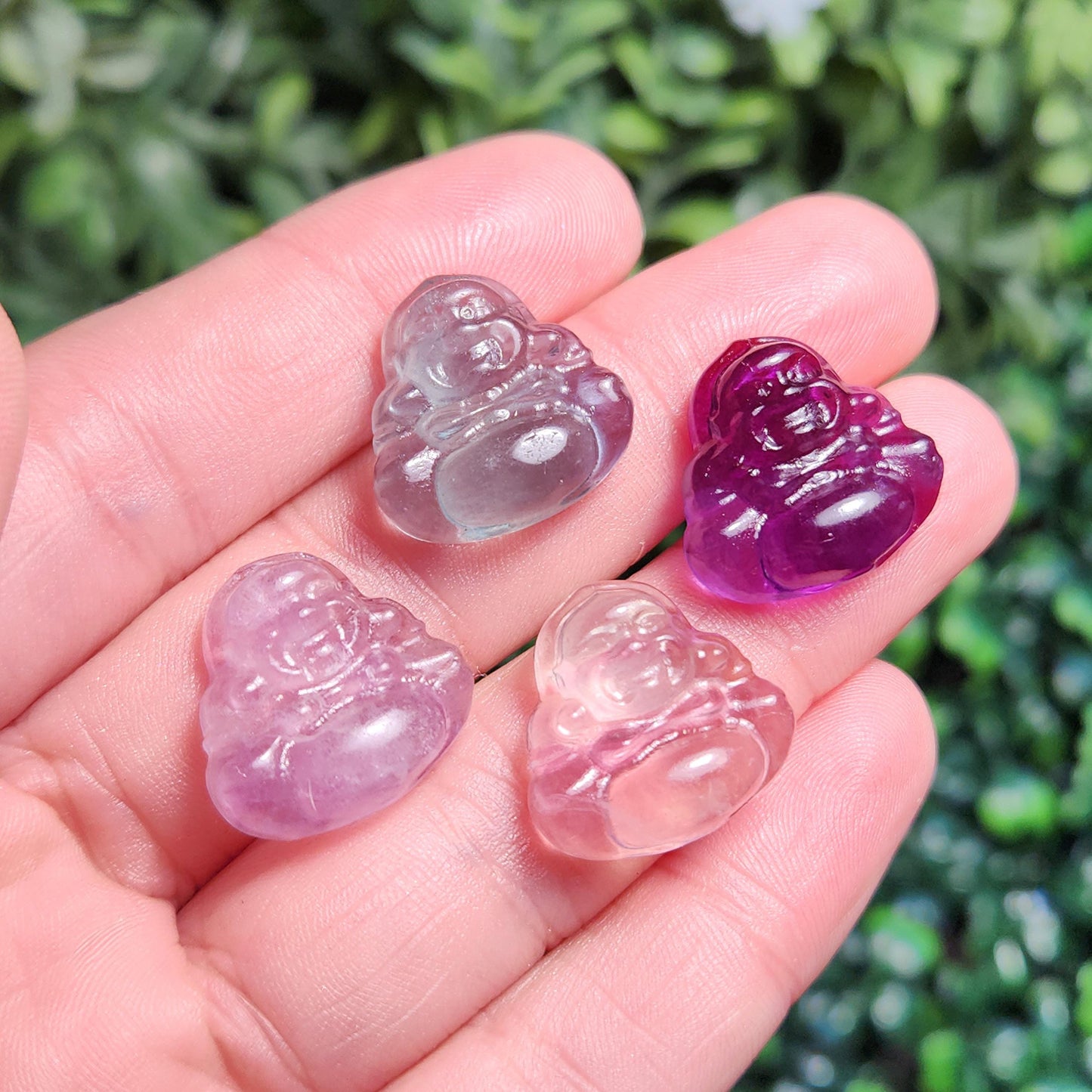 Fluorite Buddha Carving