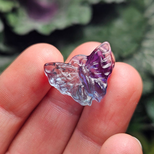 Crystal Butterfly Carving