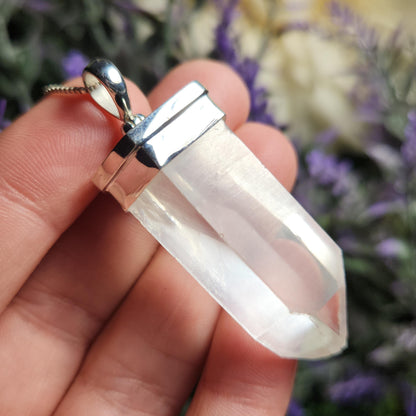 Lemurian Quartz Pendant