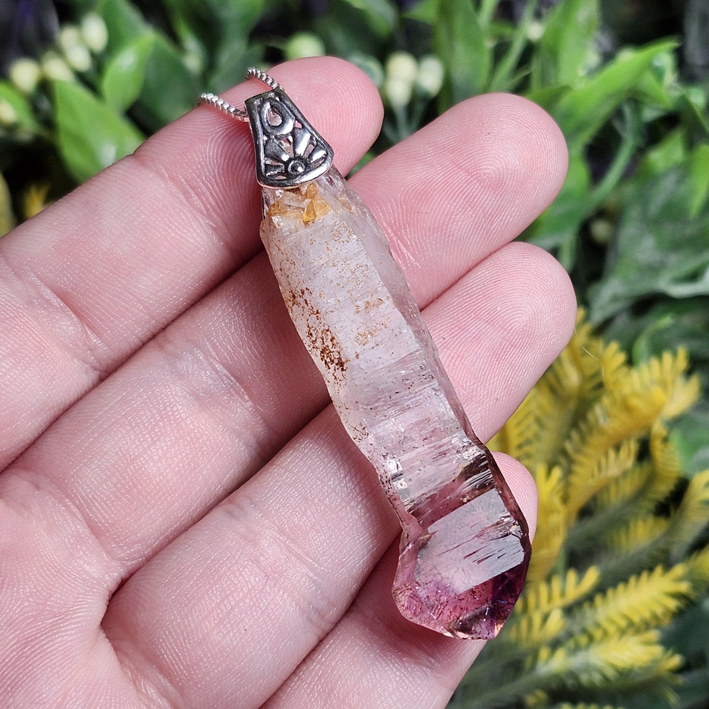 Scepter Lepidocrocite Amethyst Pendant