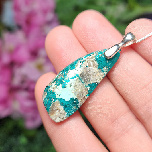 Dioptase Pendant
