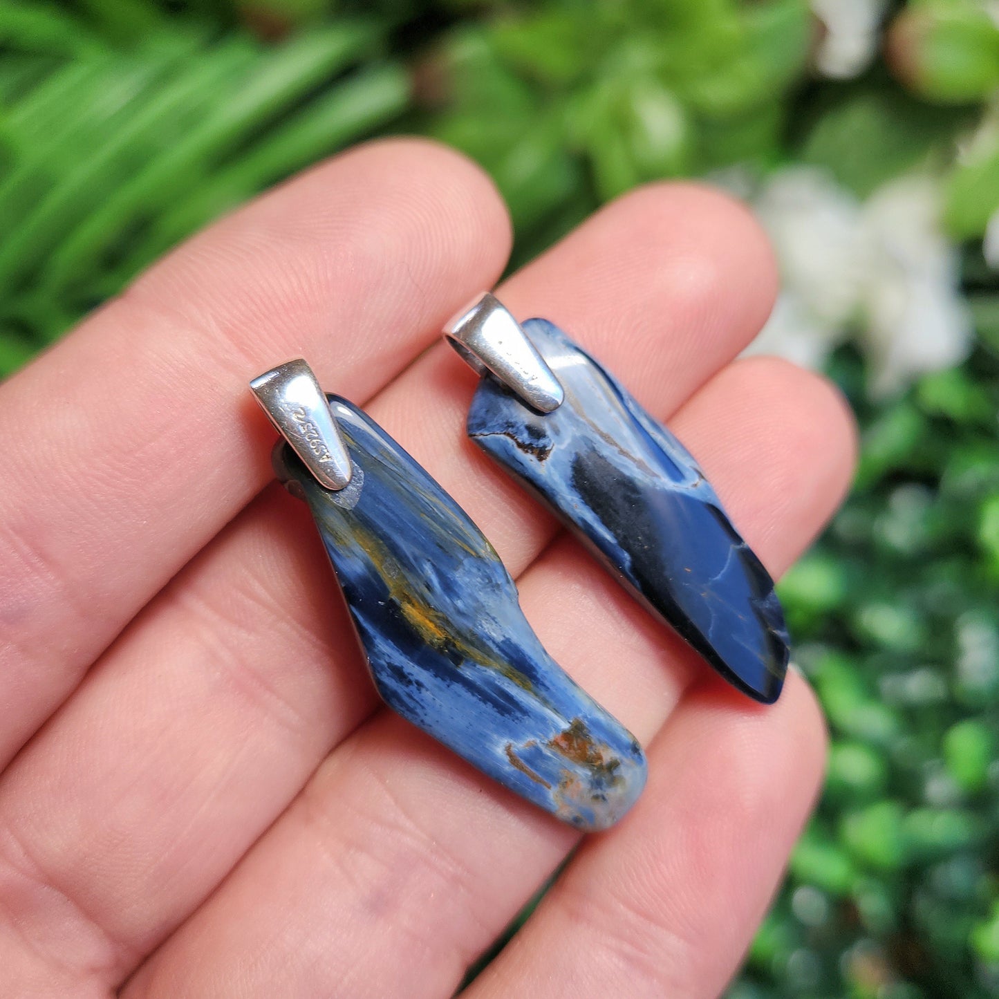 Blue Pietersite Pendant