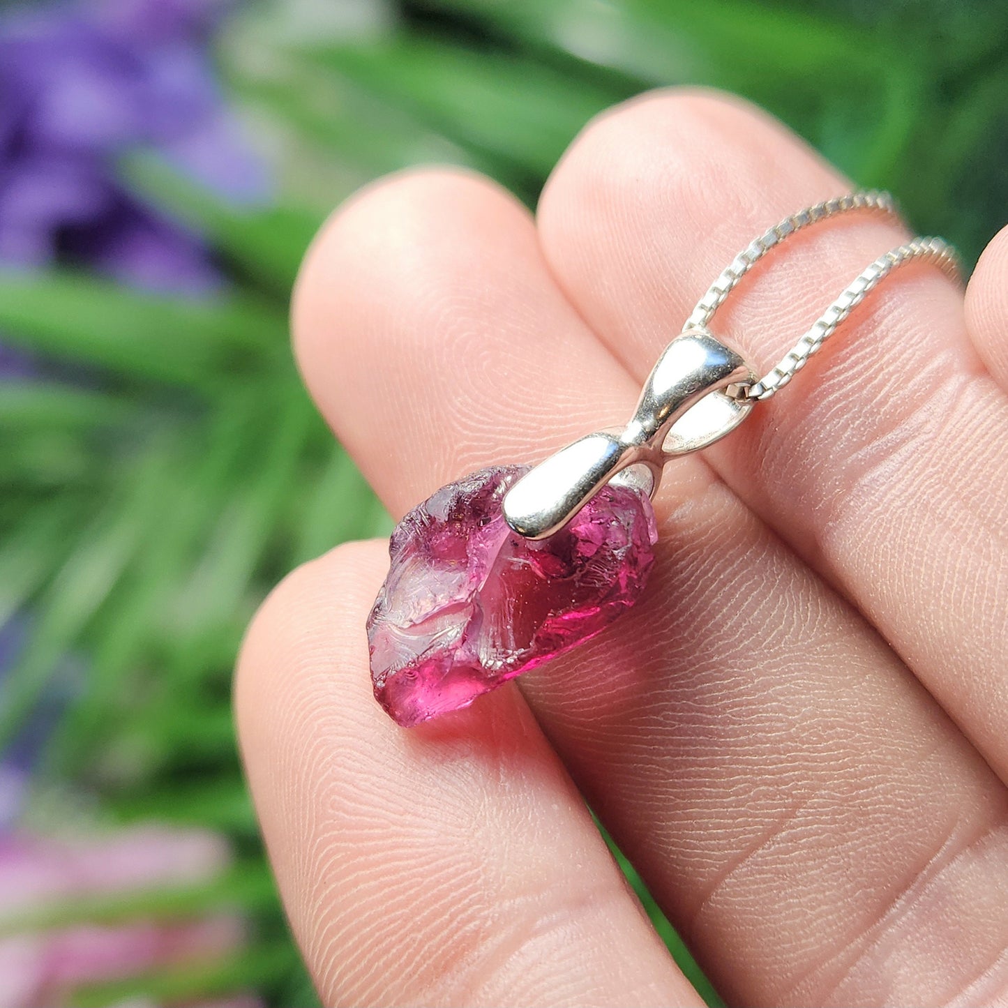 Raspberry Garnet Pendant
