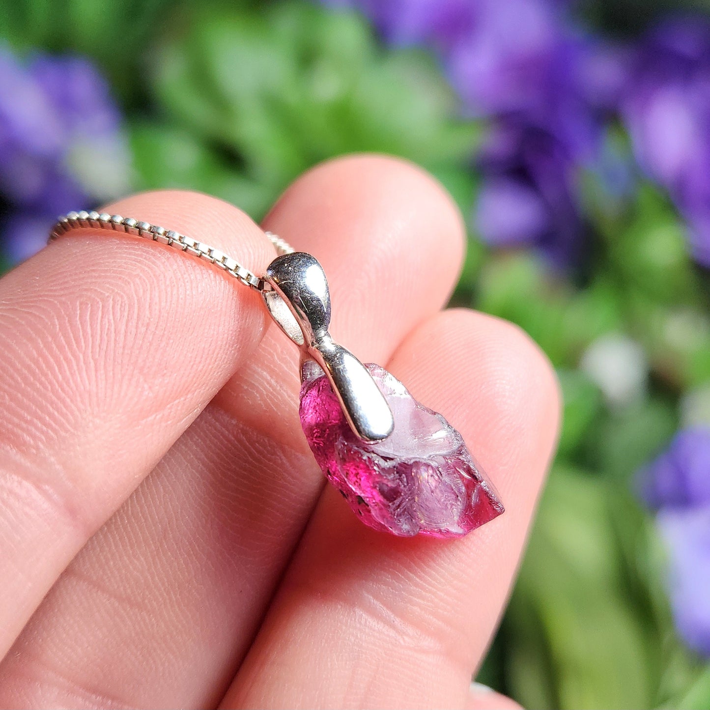 Raspberry Garnet Pendant