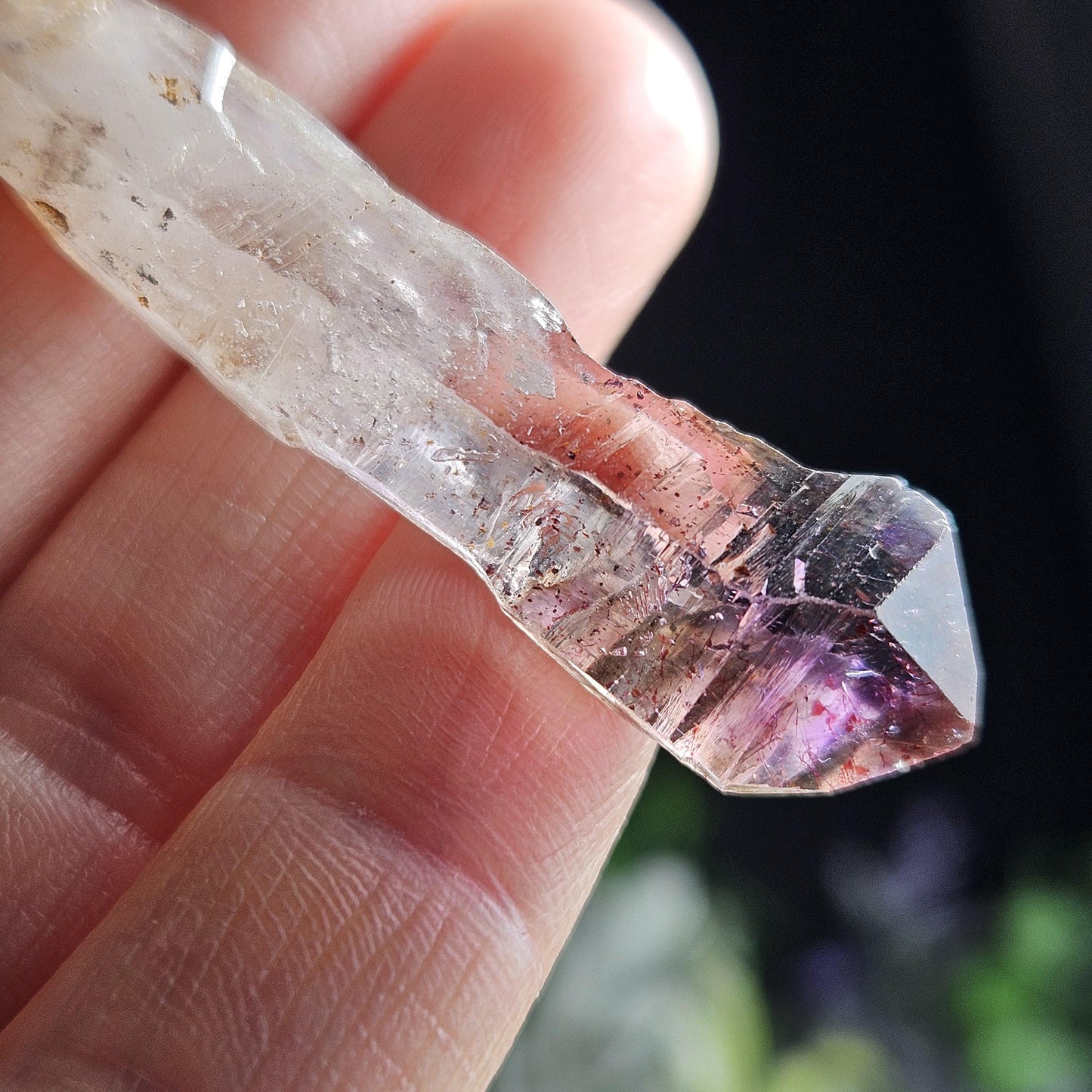Scepter Lepidocrocite Amethyst Pendant