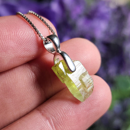 Terminated Peridot Pendant