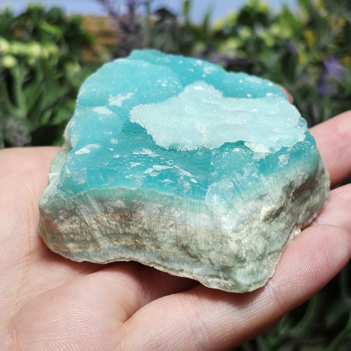 Blue Aragonite Crystal