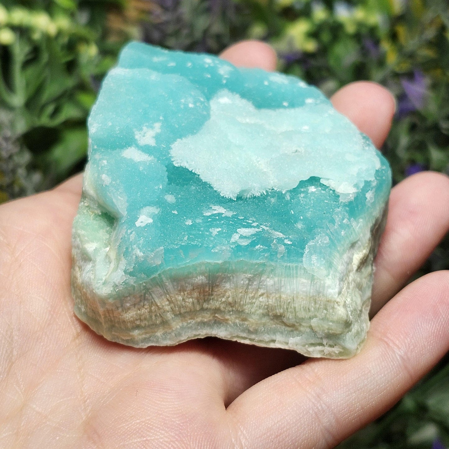 Blue Aragonite Crystal
