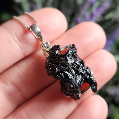 Tektite Specimen Pendant