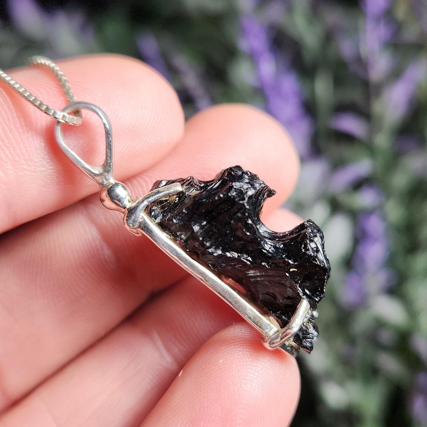 Tektite Specimen Pendant