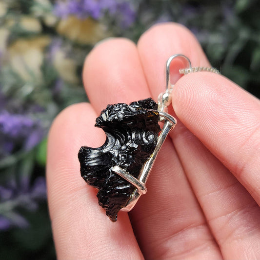 Tektite Specimen Pendant