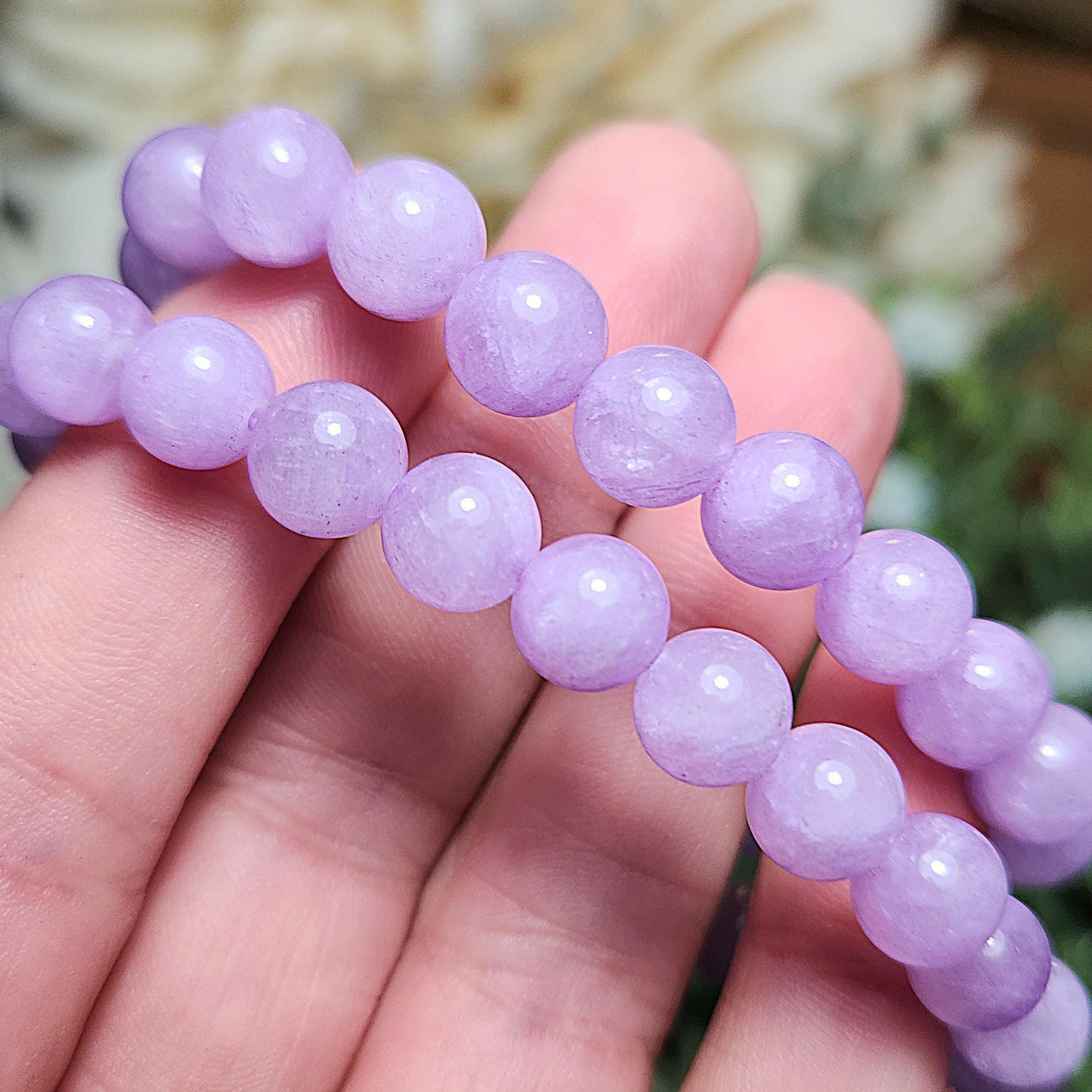 Purple Jade Bracelet