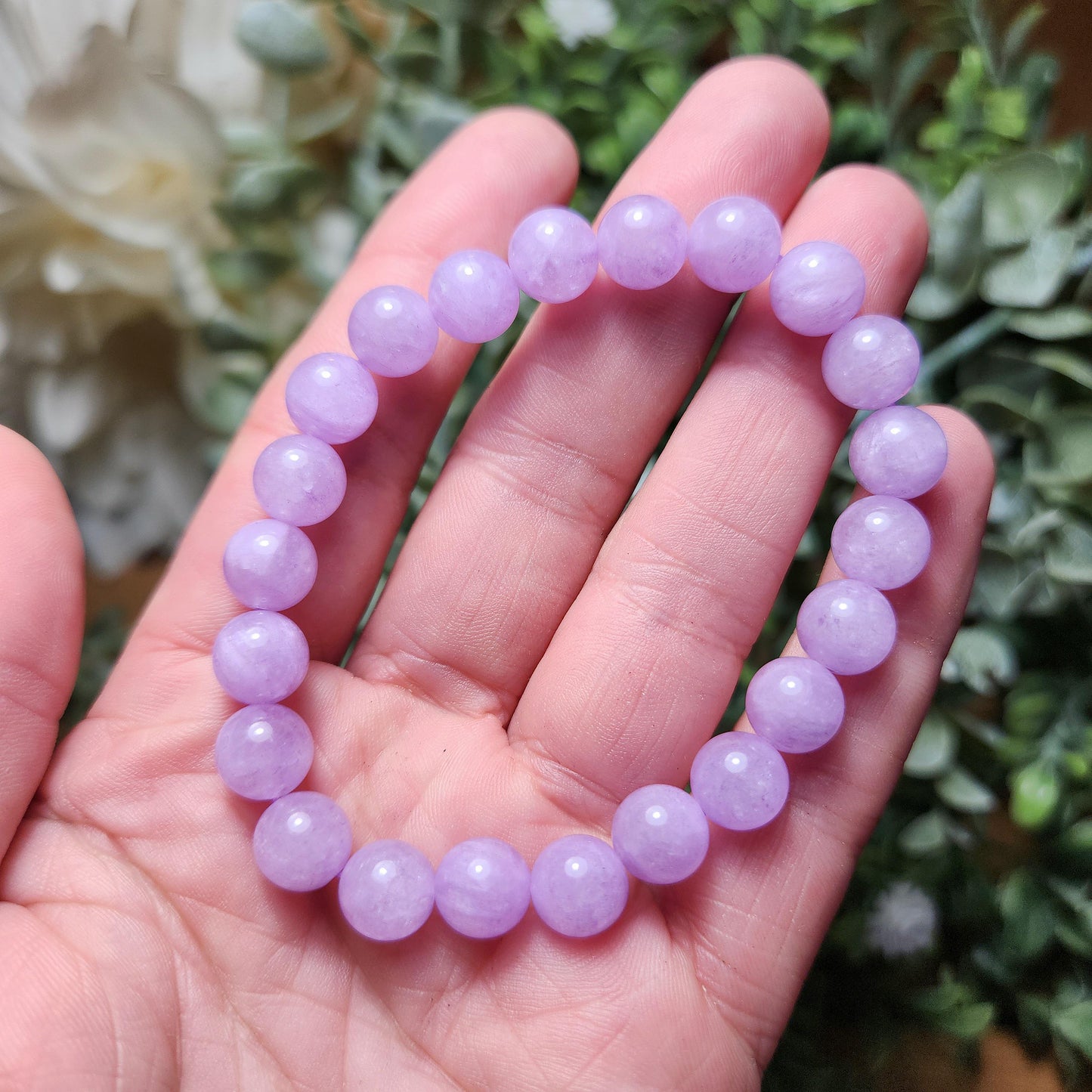 Purple Jade Bracelet
