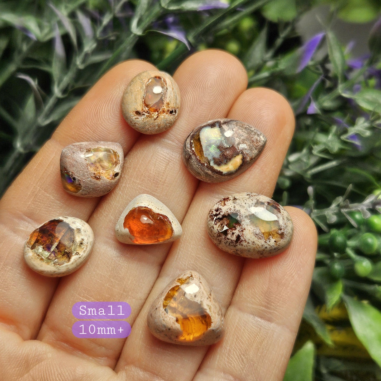 Mexican Fire Opal Crystal, Fire Opal Cabochon