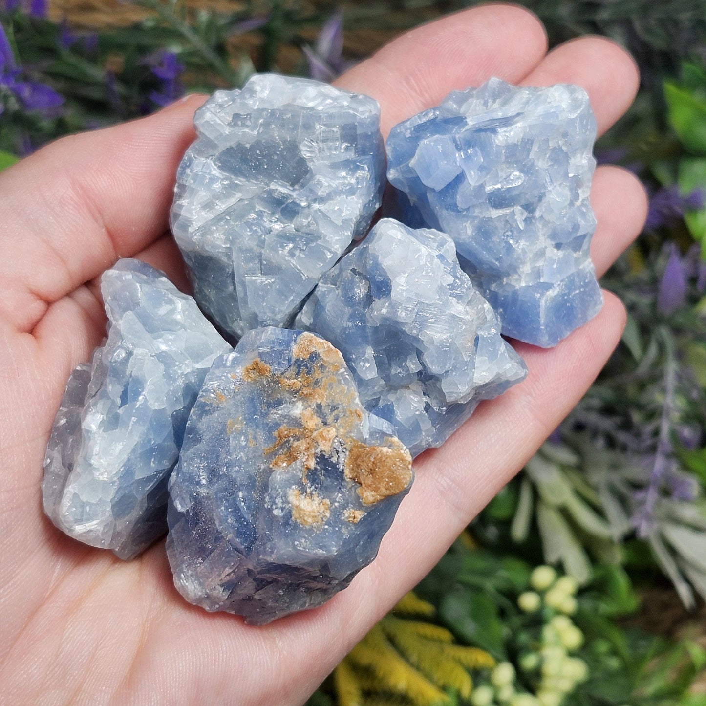 Blue Calcite Crystal