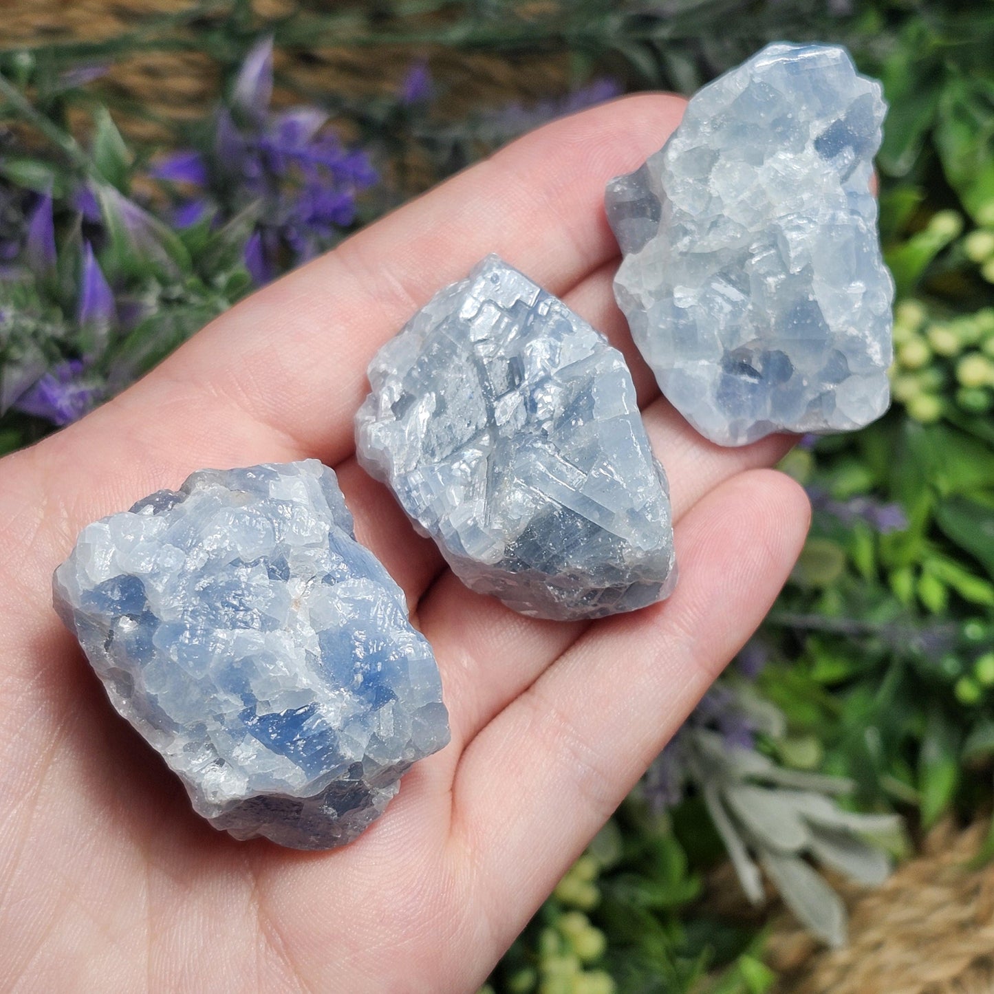 Blue Calcite Crystal