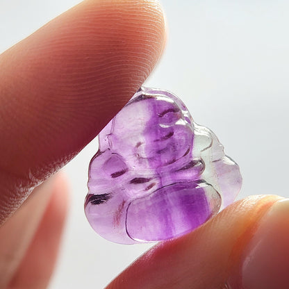 Fluorite Buddha Carving