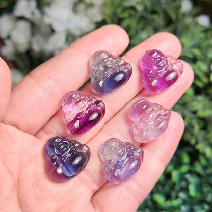 Fluorite Buddha Carving