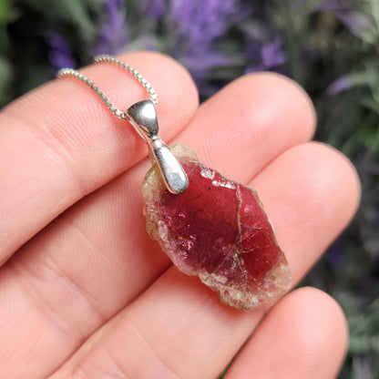 Watermelon Tourmaline Pendant