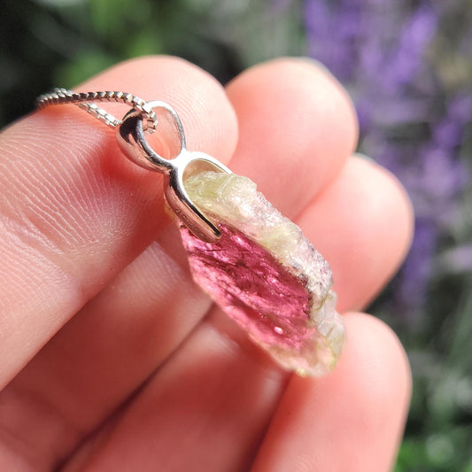 Watermelon Tourmaline Pendant