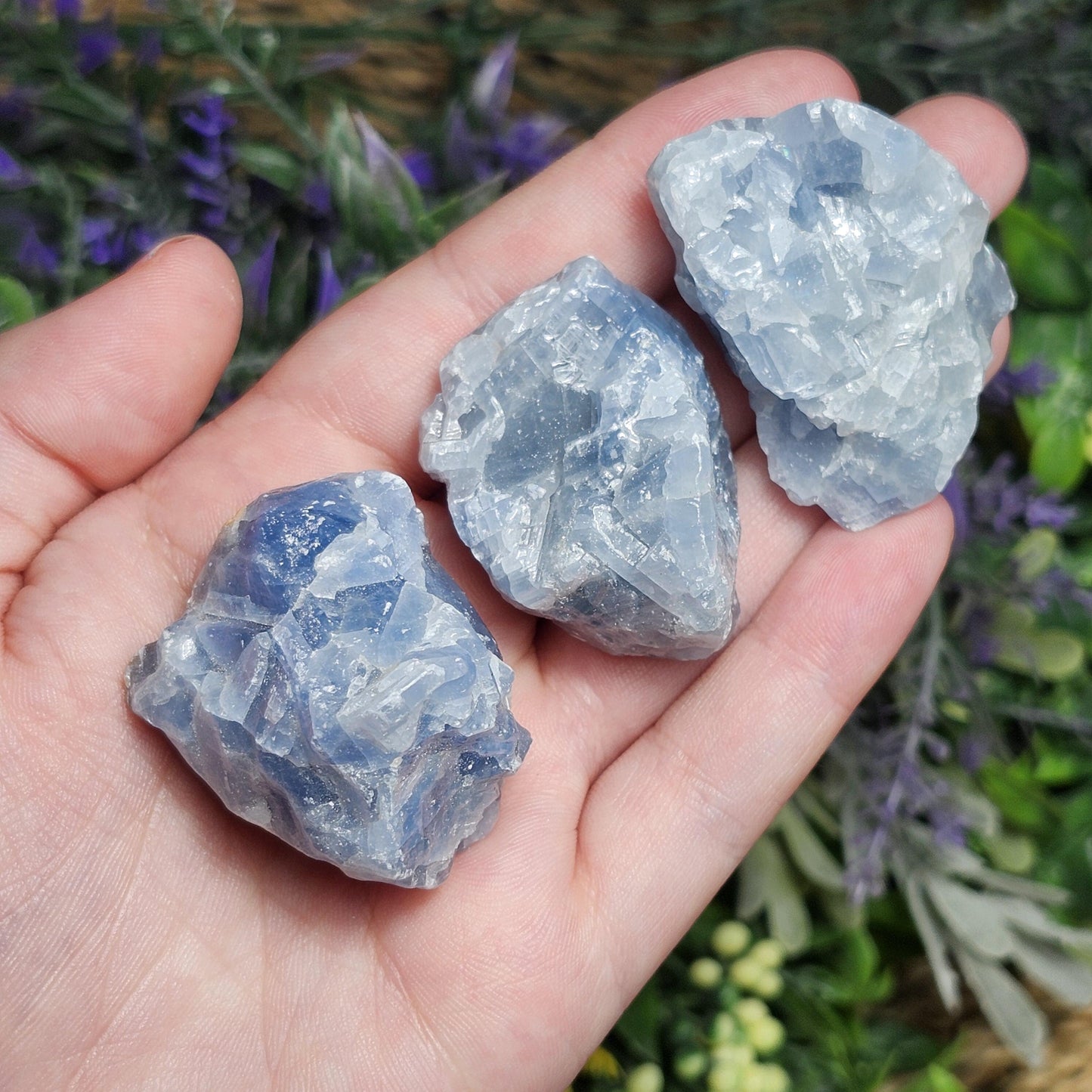 Blue Calcite Crystal