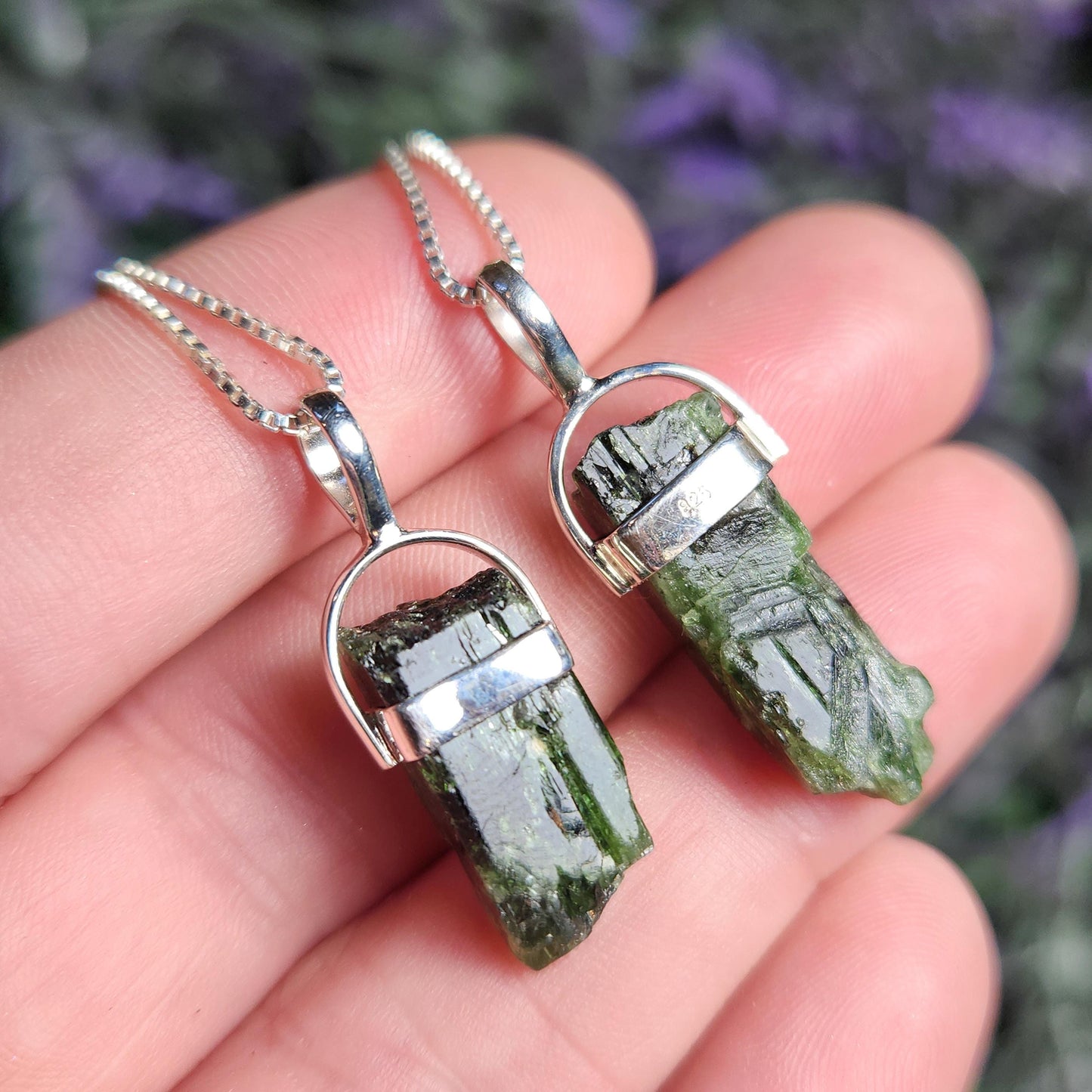 Chrome Diopside Pendant