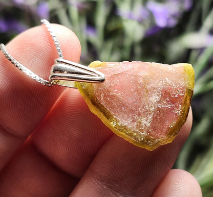 Watermelon Tourmaline Pendant