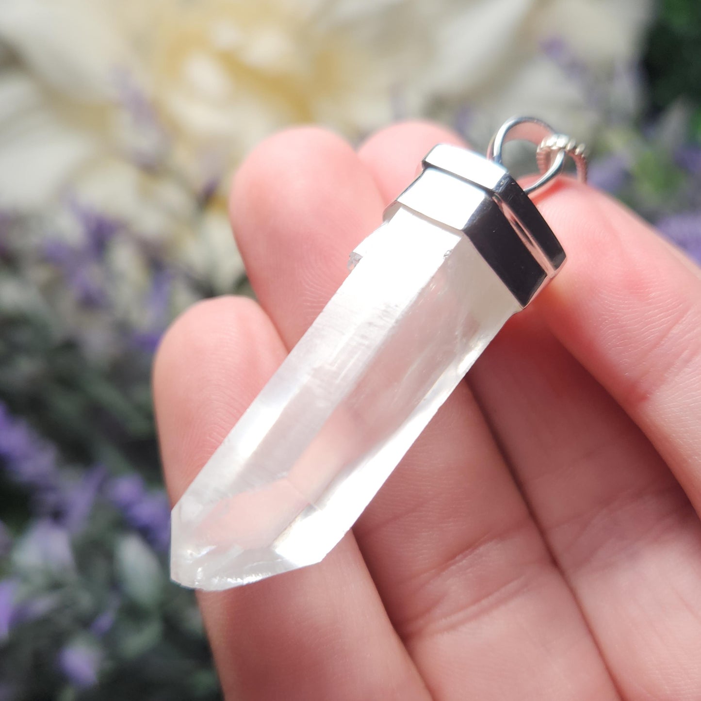 Lemurian Quartz Pendant