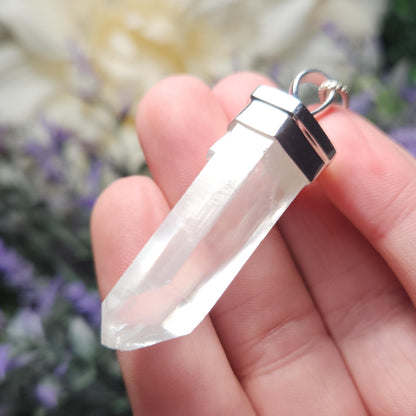 Lemurian Quartz Pendant