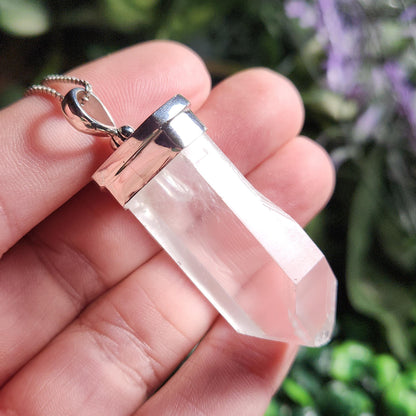 Lemurian Quartz Pendant