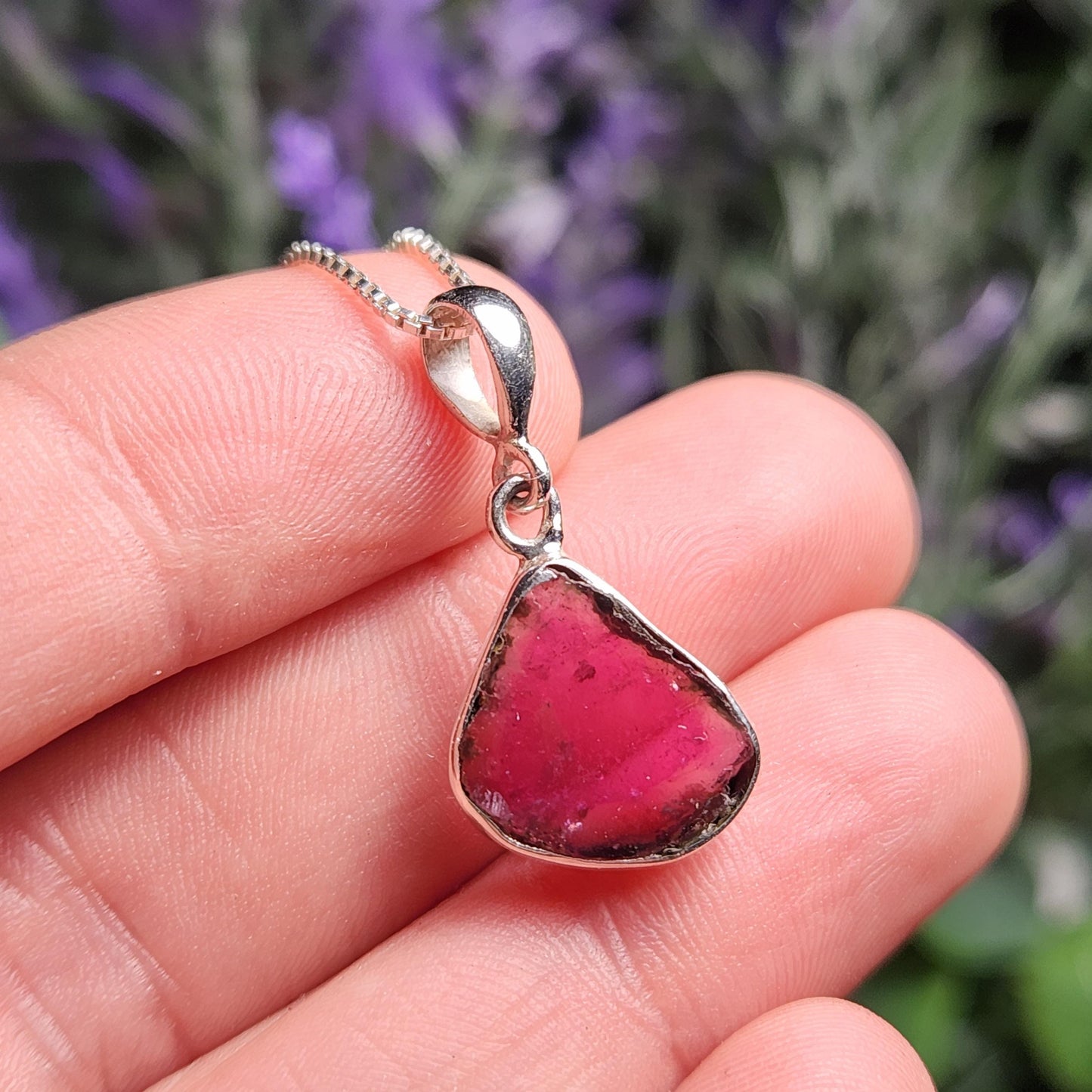 Watermelon Tourmaline Pendant