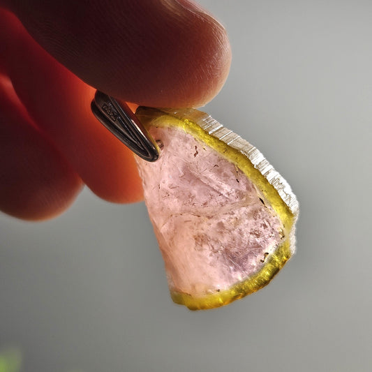 Watermelon Tourmaline Pendant
