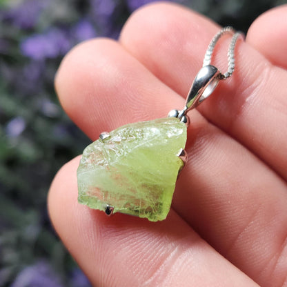Terminated Peridot Pendant