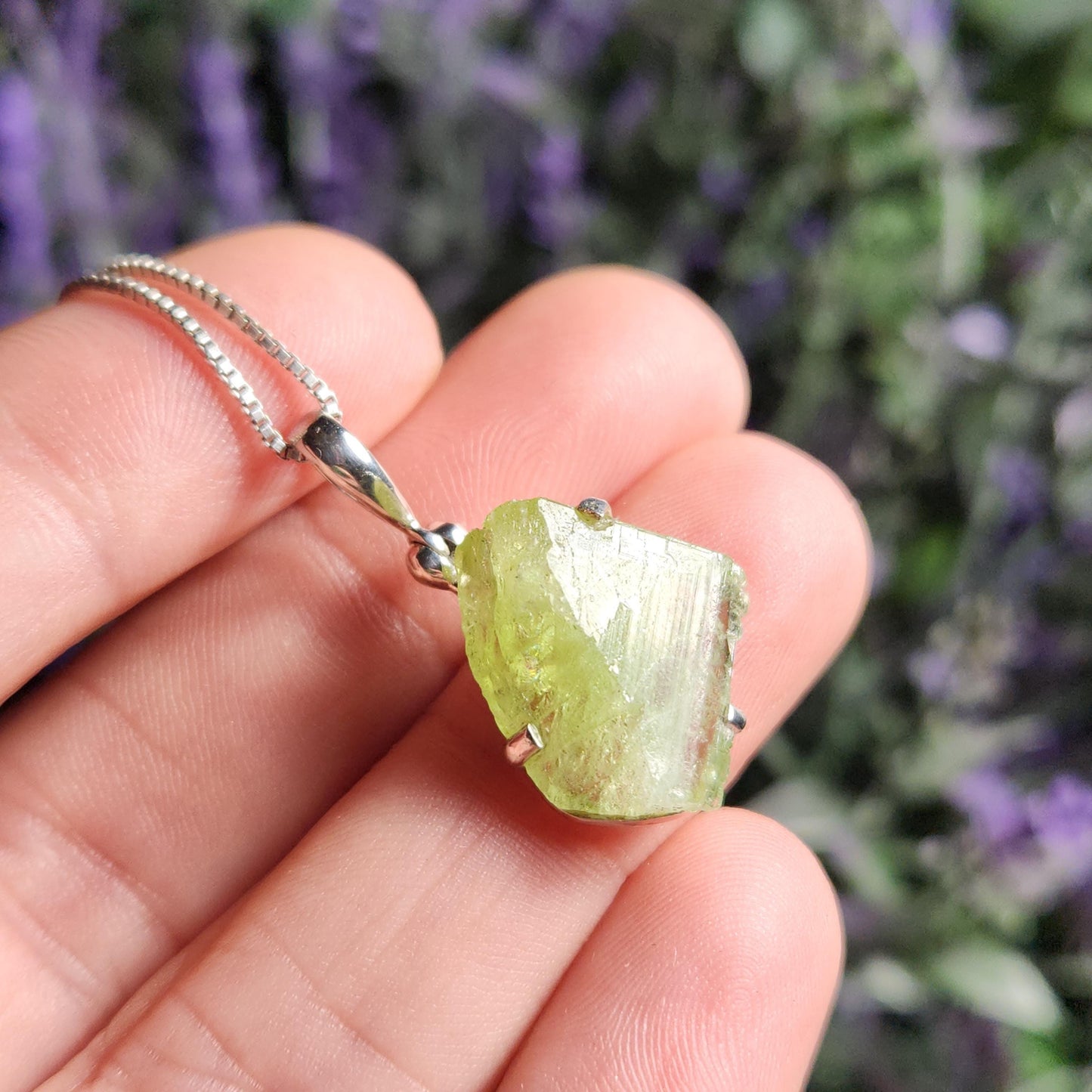 Terminated Peridot Pendant