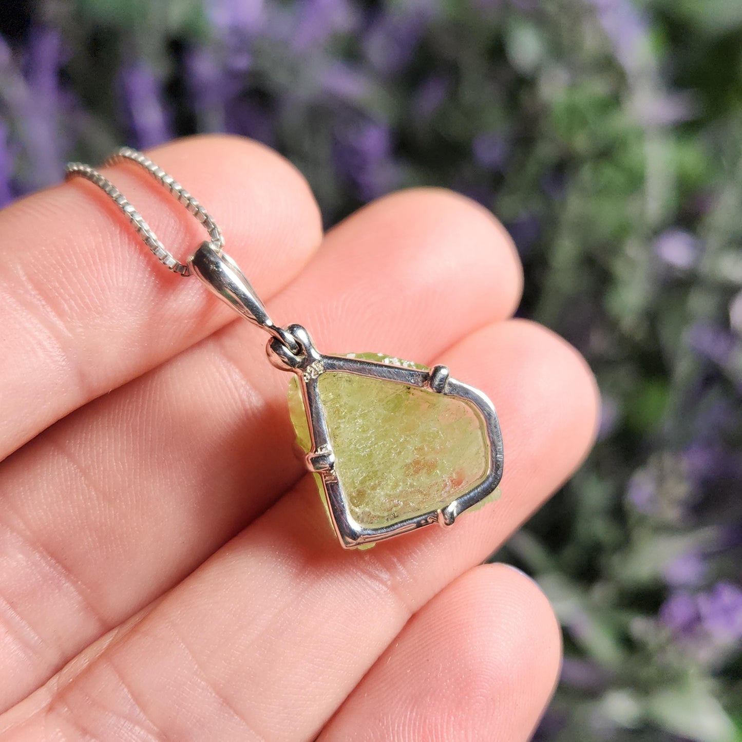 Terminated Peridot Pendant