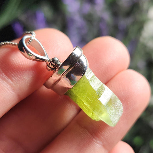Terminated Peridot Pendant