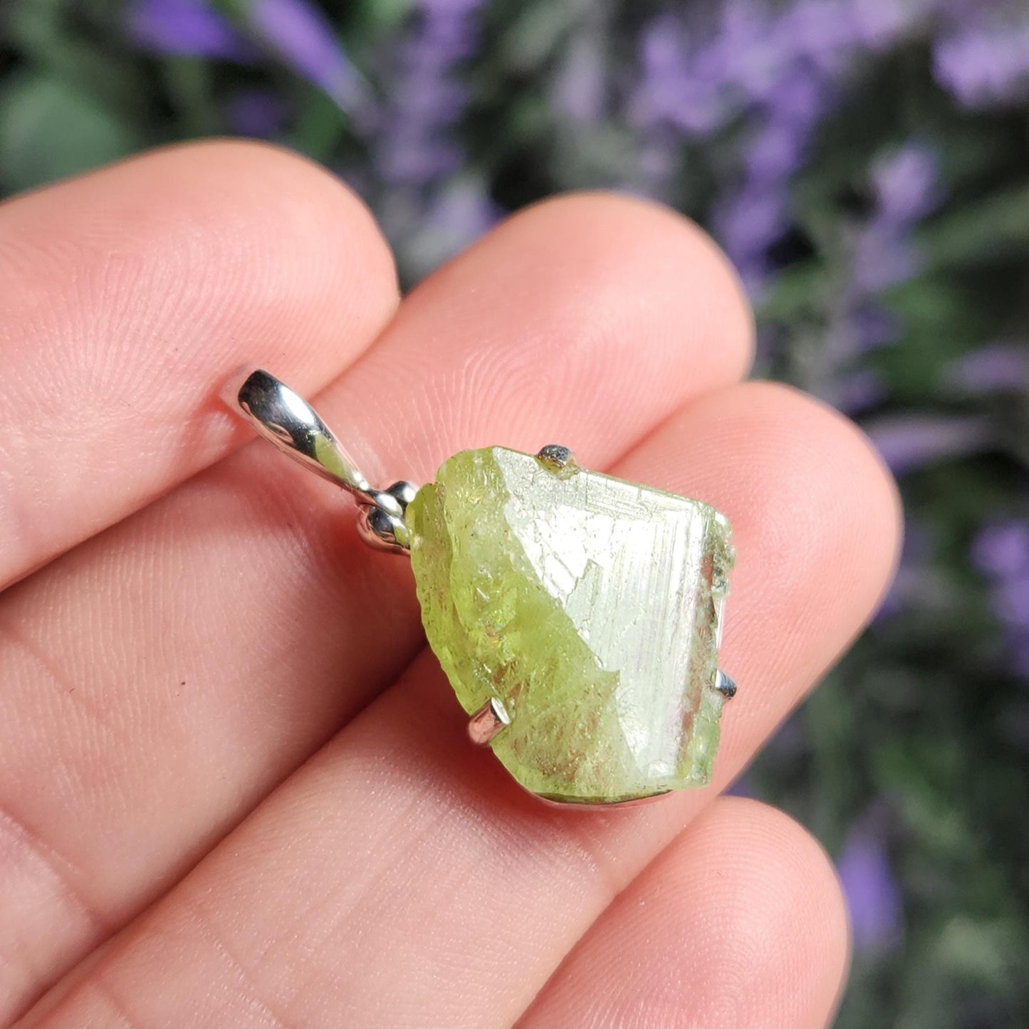 Terminated Peridot Pendant