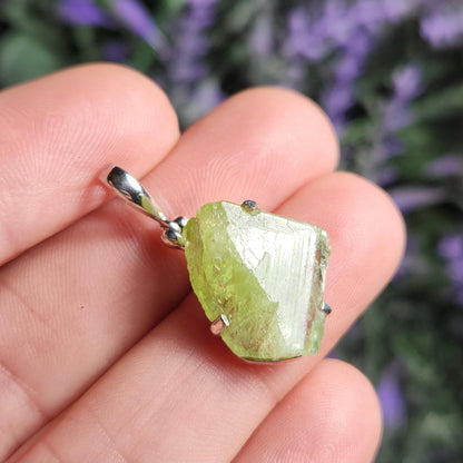 Terminated Peridot Pendant