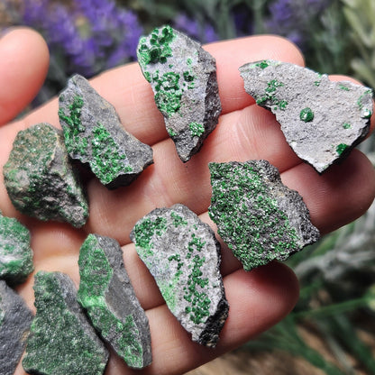 Uvarovite Druzy Garnet Crystal